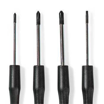 Preview: Komplettes Präzisions-Schraubendreher-Set, 15-teilig, mit Etui: Torx, Schlitz, Kreuz, Sechskant – Für jede Feinmechanik-Aufgabe