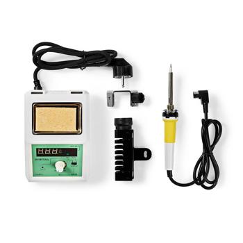Preview: Stazione di saldatura professionale digitale, 160-480°C, riscaldamento rapido: controllo della temperatura, display, per saldature precise, potente e affidabile