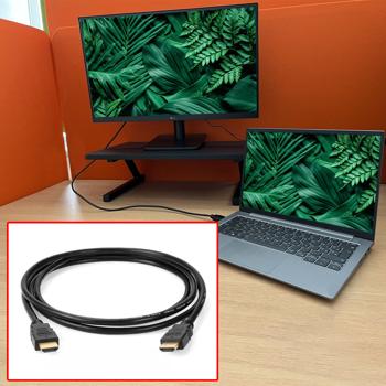 Preview: Câble HDMI High Speed - Connexion Ethernet 1m - Max 10,2 Gbit/s Type A - Dolby Digital True HD-DVD-Audio - Contacts plaqués or blindés