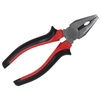 Preview: Practical pliers set with combination pliers & diagonal cutters (red/black) - cutting, gripping, bending for DIY enthusiasts and professionals Preview: Practical pliers set with combination pliers & diagonal cutters (red/black) - cutting, gripping, bending for DIY enthusiasts and professionals