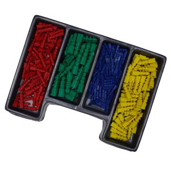 Preview: 300-piece drill & dowel set for wood, stone & metal + bit set - Complete tool set for all drilling & fastening work