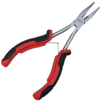 Preview: Mini pliers set, 2-piece, side cutter 145 mm & telephone pliers 160 mm, red-black - robust precision tool, ideal for electronics & precision mechanics Preview: Mini pliers set, 2-piece, side cutter 145 mm & telephone pliers 160 mm, red-black - robust precision tool, ideal for electronics & precision mechanics