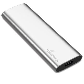 Preview: Disque dur externe, USB Type-C Solid State Drive, 120 Go, argenté