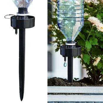 Preview: Bewässerungs-Spikes, 12er-Set, regulierbar - Für PET-Flaschen - Automatische und wassersparende Tröpfchenbewässerung für Pflanzen