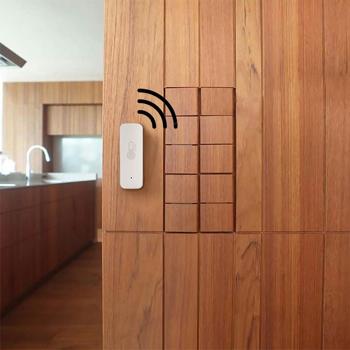 Preview: 4 thermomètres et hygromètres connectés – capteurs intelligents pour applications Tuya ou SmartLife – accessoires domotiques