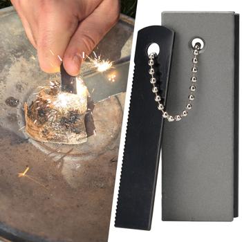 Preview: 3er-Set Magnesium Feueranzünder mit Schaber und integr. Feuerstahl, Survival Feuerstarter für Lagerfeuer, Holzöfen, Camping und Outdoor Abenteuer Preview: 3er-Set Magnesium Feueranzünder mit Schaber und integr. Feuerstahl, Survival Feuerstarter für Lagerfeuer, Holzöfen, Camping und Outdoor Abenteuer