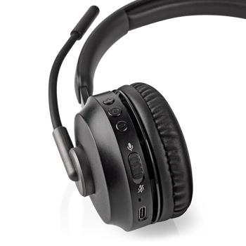 Preview: Casque Bluetooth Supra-Auriculaire Sans Fil CH3842 - Autonomie 27H - Microphone Flexible 30mm - USB-C - Confort Léger 144g - PC, Tablette, Smartphone