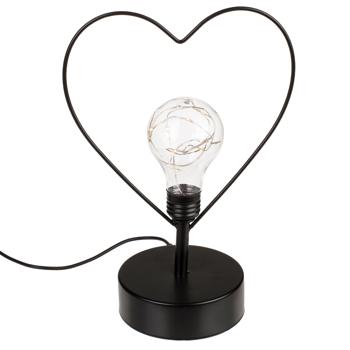 Preview: Heart table lamp with 8 LEDs and USB cable