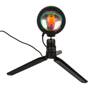 Preview: Sonnenuntergang Lampe 7W LED Stimmungslicht Sunset - Romantische Atmosphäre Schlafzimmer Wohnzimmer - Farbverlauf Orange Rot Blau Lila - Höhe 29 cm Preview: Sonnenuntergang Lampe 7W LED Stimmungslicht Sunset - Romantische Atmosphäre Schlafzimmer Wohnzimmer - Farbverlauf Orange Rot Blau Lila - Höhe 29 cm