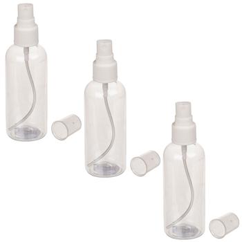 Preview: 3er-Set Zerstäuberflasche 100 ml – für Deo, Öl & Flüssigkeiten – nachfüllbar, fein sprühend & auslaufsicher – perfekt für Reisen, Kosmetik & Haushalt
