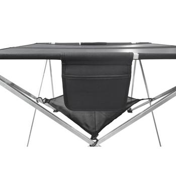 Preview: Ingegnoso tavolo solare da campeggio, pieghevole, 60W, 2 x USB-A, 1x USB-C, 80,5 x 66,0 cm, IP54, solo 4,5 kg