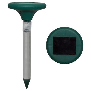 Preview: Professional solar mole repeller with elegant lighting - Effective & poison-free 400Hz repellent plus garden lighting