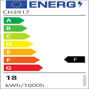 Preview: LED-Deckenleuchte eckig mit Milchglas - 1350 Lumen, 18W - Warmweiss - IP20 - Langlebig (30.000h) - Für alle Innenräume ausser Bad