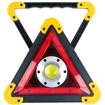 Preview: LED warning triangle with multiple light modes, warning light Preview: LED warning triangle with multiple light modes, warning light