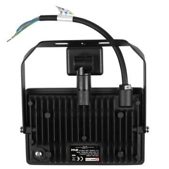 Preview: Ultra-flat LED spotlight, 30W, IP44, aluminum housing - for protected outdoor areas, fixed connection, modern design