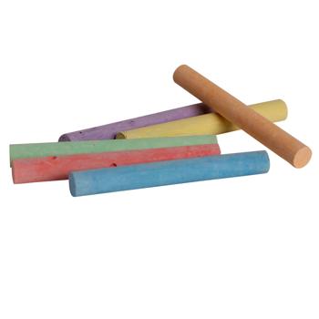 Preview: Gessetti per lavagna, bianchi e colorati, set di 2, con tergicristallo, per lavagne e per la casa