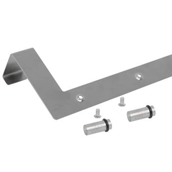 Preview: Cremagliera per porta con 4 ganci, 30 x 10 x 4 cm