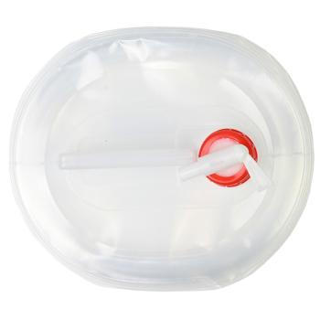 Preview: Wasserbehälter 5 Liter faltbar - Ideal für Reisen, Camping & Outdoor - Robuster Trinkwasser-Container mit Wasserhahn - Transparent, hygienisch & platzsparend