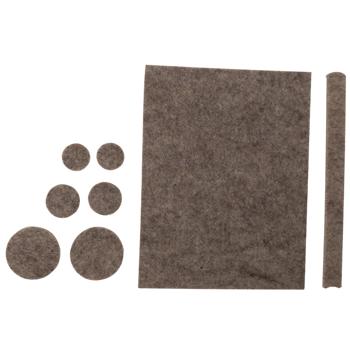 Preview: Filzgleiter 80-tlg. Vorratspack - Anti-Kratz-Filz für Stuhlbeine & Möbel - Bodenschutz & Schalldämpfung - verschiedene Grössen für Umzüge