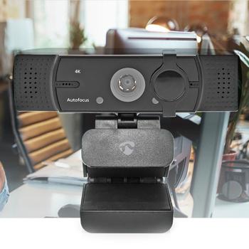 Preview: 4K Ultra HD Webcam mit FullHD Streaming, Stereomikrofon, 120° Weitwinkel & flexible Befestigung für gestochen scharfe Videos