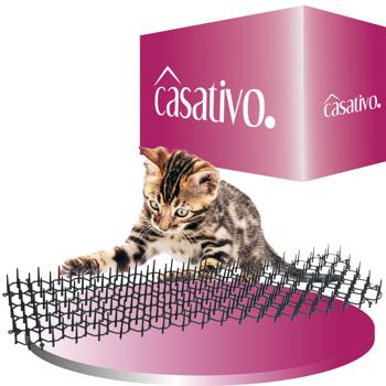 Preview: Thorn mesh mats, 36-piece economy set with spikes for animal repellent, individually expandable, animal repellent spike mats against cats, dogs, martens, snails, birds