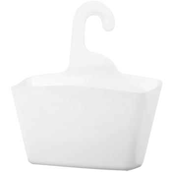 Preview: Set de 2 paniers de douche, blanc / anthracite, à suspendre