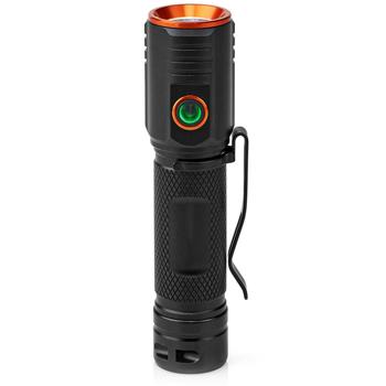 Preview: LED-Taschenlampe - 2000 Lumen & 180m Leuchtweite für Camping & Outdoor - IPX6 Wasserdicht - Vollmetallgehäuse - USB-C Akku - Schwarz Preview: LED-Taschenlampe - 2000 Lumen & 180m Leuchtweite für Camping & Outdoor - IPX6 Wasserdicht - Vollmetallgehäuse - USB-C Akku - Schwarz