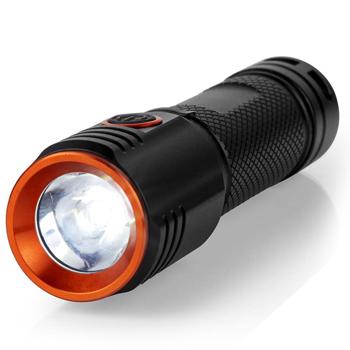 Preview: LED-Taschenlampe - 2000 Lumen & 180m Leuchtweite für Camping & Outdoor - IPX6 Wasserdicht - Vollmetallgehäuse - USB-C Akku - Schwarz Preview: LED-Taschenlampe - 2000 Lumen & 180m Leuchtweite für Camping & Outdoor - IPX6 Wasserdicht - Vollmetallgehäuse - USB-C Akku - Schwarz