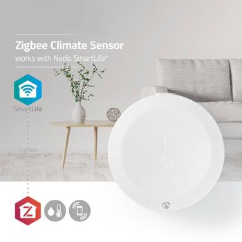 Preview: SmartLife climate sensor, weather sensor, thermometer, hygrometer, WiFi, Android / iOS