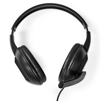 Preview: Casque PC USB Supra-Auriculaire - Stéréo, Confort Optimal, Microphone Pliable pour Réunions/Gaming - Connectique USB-C/A - 1.8m Câble