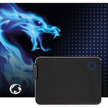 Preview: XL Gaming Mouse Pad, RGB LED Lighting, Microfiber / Rubber