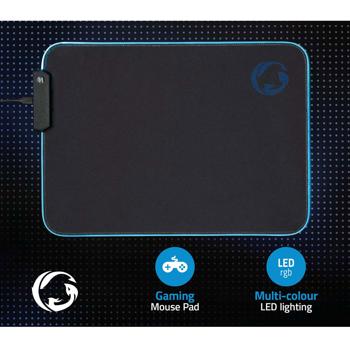 Preview: XL Gaming Mouse Pad, RGB LED Lighting, Microfiber / Rubber