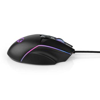 Preview: Wired gaming mouse, black, 6 buttons, LED lighting