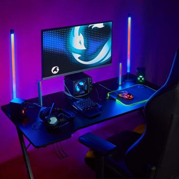 Preview: Gaming-Lautsprecher 2.1 Subwoofer - Perfekter Klang für Gaming & Heimkino - 33 Watt Leistung - LED-Lichteffekte - PC, Mac, Handy kompatibel