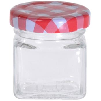 Preview: Vorratsgläser 5er Set 50ml - Luftdichte Marmeladengläser mit Deckel für Lebensmittel - Glas Behälter zum Einkochen & Aufbewahren