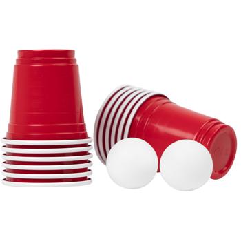 Preview: Mini Beer Pong Game, 12-piece, 10 shot glasses, 2 balls