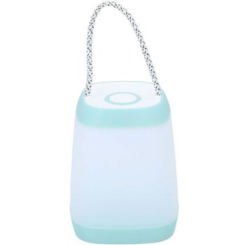 Preview: Lanterna da campeggio portatile a LED con cavo di corda - 3 luminosità, funzionamento a batteria, bianco caldo, leggera e robusta - Ideale per il campeggio, il giardinaggio e le emergenze