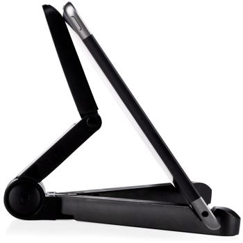 Preview: Compact tablet holder, adjustable angle, black