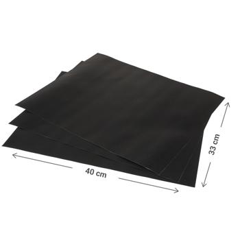 Preview: Wiederverwendbare Grill- und Backmatte 9er-Set (40x33 cm) - Ideal für Ofen & Grill bis 260 °C - Spülmaschinenfest, Antihaft, Silikon-Dauerbackfolie