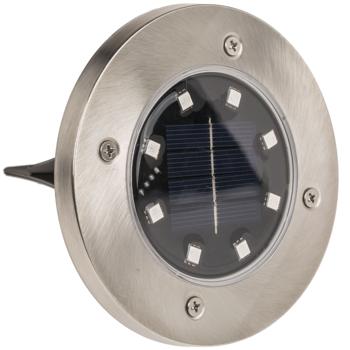 Preview: LED garden lights, set of 8 ground lights, with solar cell, color-changing LEDs