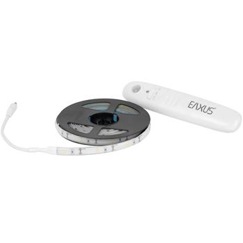 Preview: Ruban LED avec détecteur de mouvement - 3m - 90 LED blanc chaud - Éclairage indirect pour armoires, escaliers - Autoadhésif - CH4319