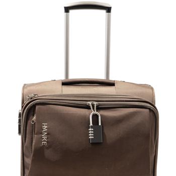 Preview: Lucchetto a combinazione - Lucchetto in alluminio, grillo in acciaio, a 4 cifre, nero, robusto e sicuro, ideale per valigie, armadietti, cantine, capannoni, scuole