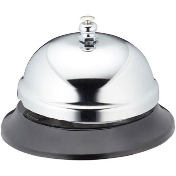 Preview: Campana da tavolo, metallo, campana da ricevimento, 8,5 x 6 cm