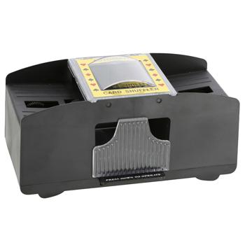 Preview: Kartenmischmaschine-Set, mit 2 Spielkartendecks