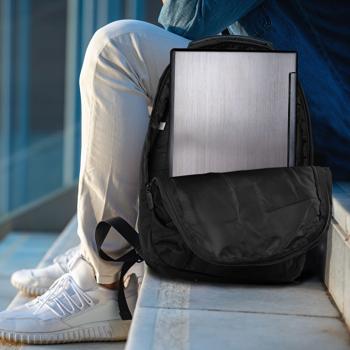 Preview: Komfortabler Laptop Rucksack von ASUS (15,6" Fach) mit 2 Fächern, schwarz – Gepolsterte Gurte – Sicherer & bequemer Notebook-Transport Preview: Komfortabler Laptop Rucksack von ASUS (15,6