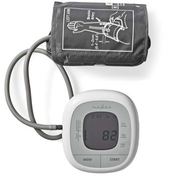 Preview: Tensiomètre Brassard Connecté - Grand Écran LCD Couleur & Historique 2x60 Mesures - Détection Arythmie OMS - App Android/iOS