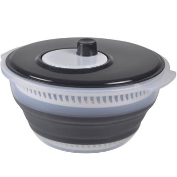 Preview: Foldable salad spinner with crank, Ø 30 x 15 cm