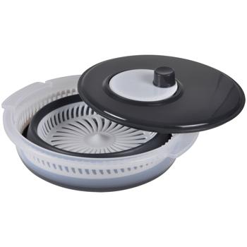Preview: Foldable salad spinner with crank, Ø 30 x 15 cm