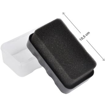 Preview: Polishing sponge for leather and imitation leather, incl. storage box