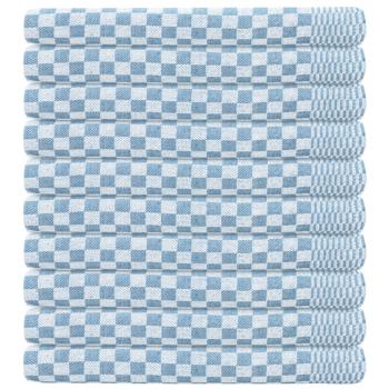 Preview: set of 10 pit cloths, light blue, tea towels 50 x 70 cm
